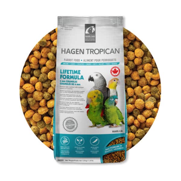 Tropican Lifetime Parrot Granules 4mm 1.8kgs/4lbs